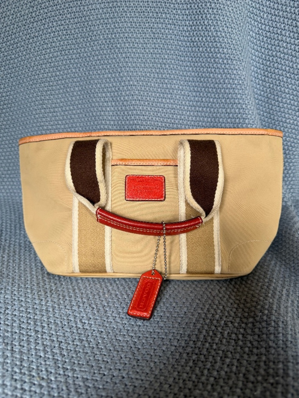 Coach Mini hampton canvas tote